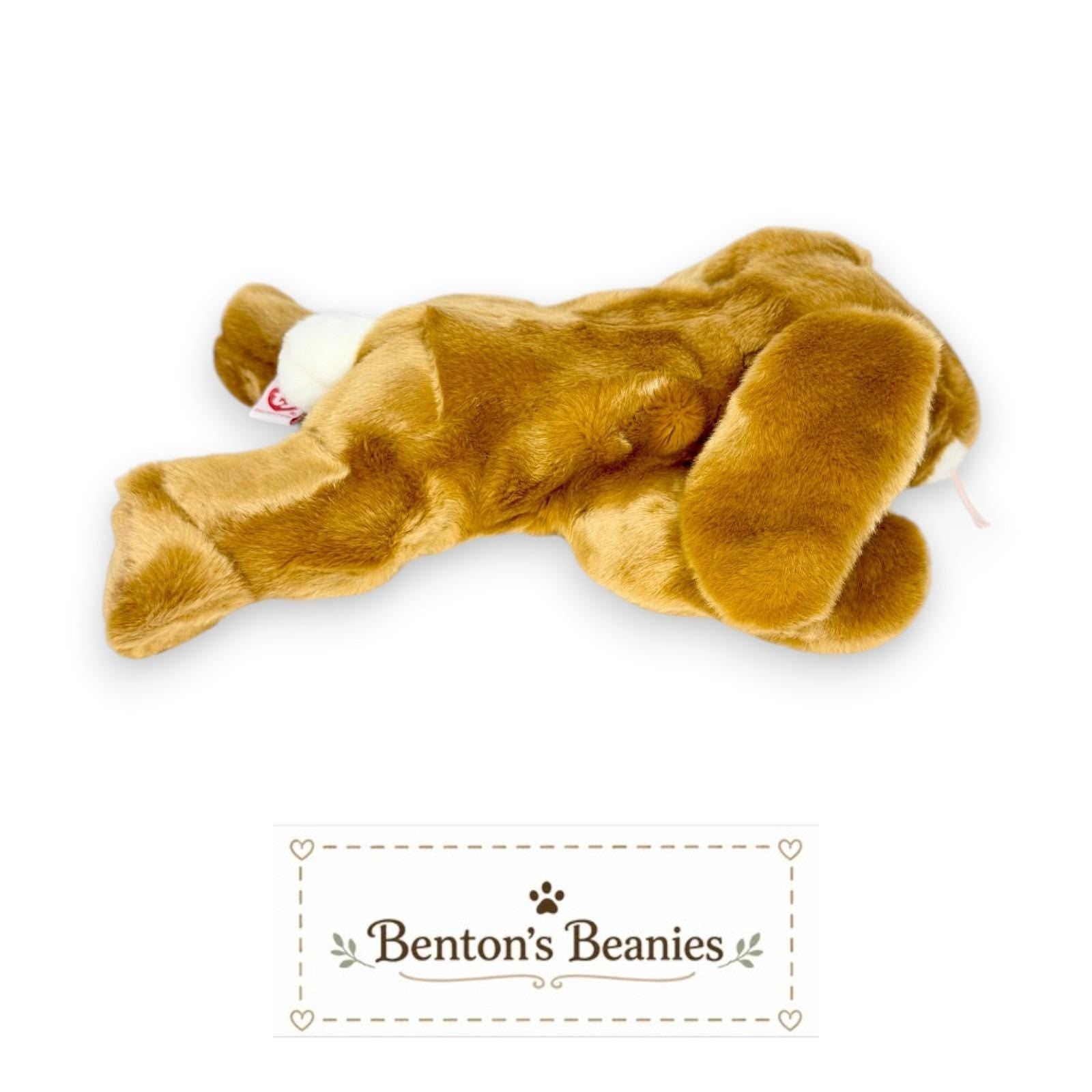 Ears the Bunny Ty Beanie Buddy | Meadow Hopper | Mint Heart Tag