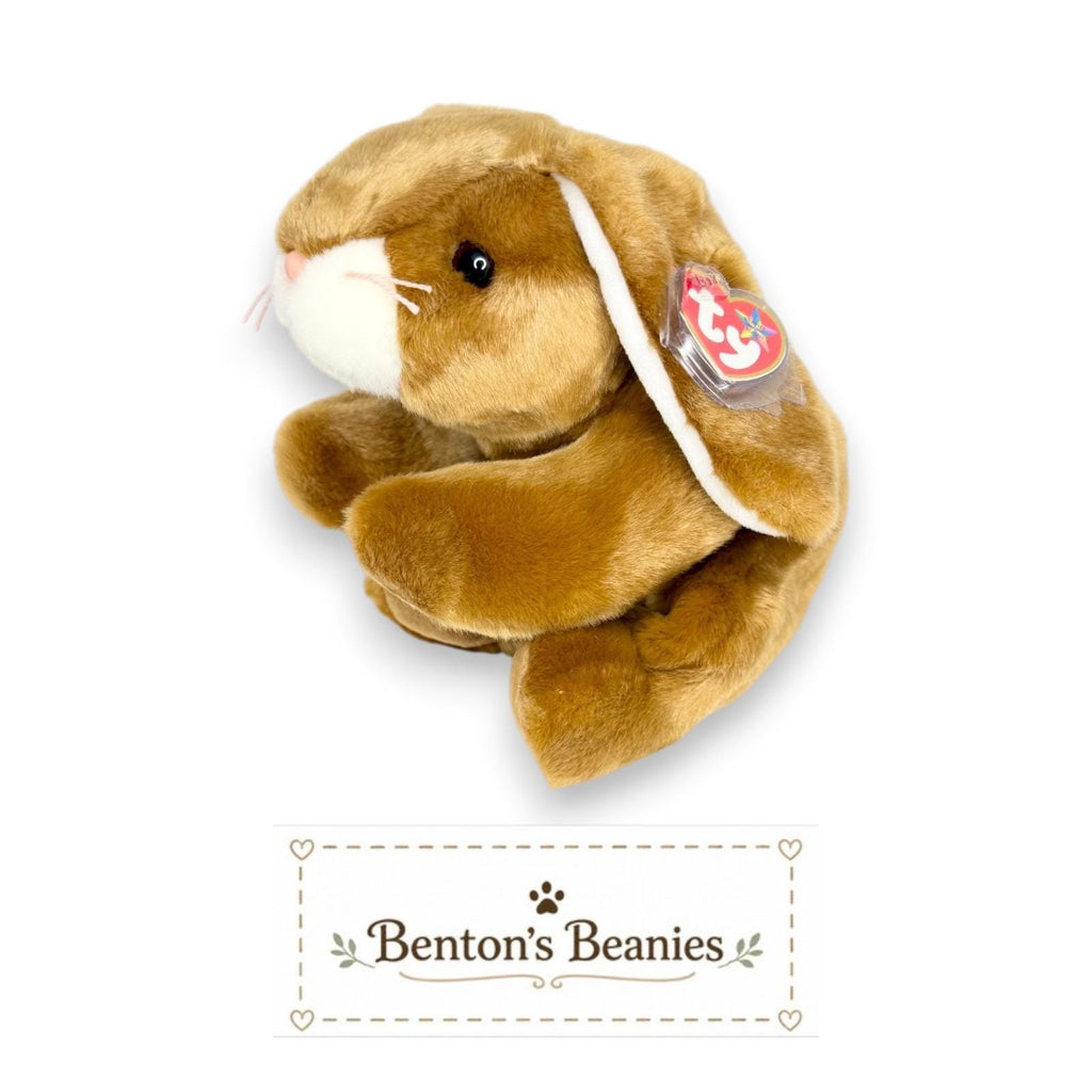Ears the Bunny Ty Beanie Buddy | Meadow Hopper | Mint Heart Tag