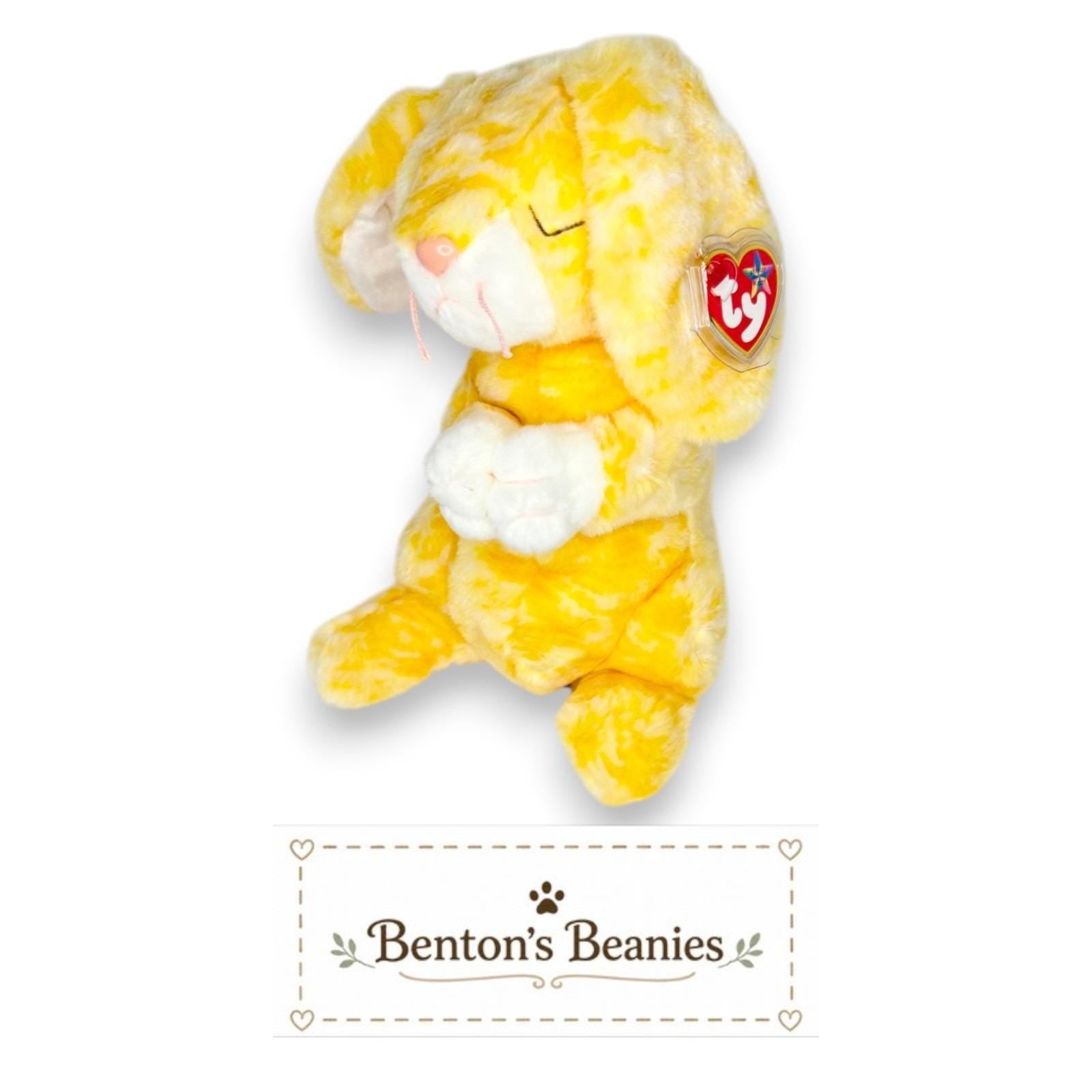 Grace the Bunny Ty Beanie Buddy | Sunshine Snuggler | Mint Heart Tag