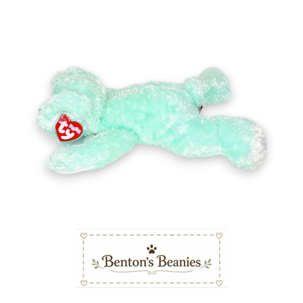 Cuddlepup the Dog Ty Baby W/ Rattle | Tiny First Friend | Mint Heart Tag
