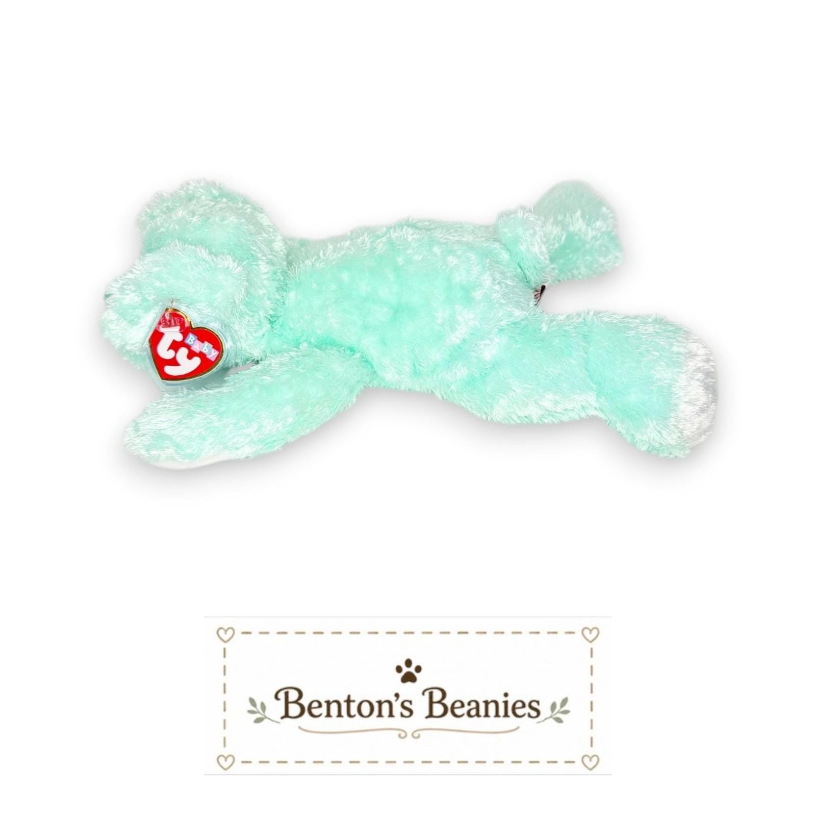 Cuddlepup the Dog Ty Baby W/ Rattle | Tiny First Friend | Mint Heart Tag