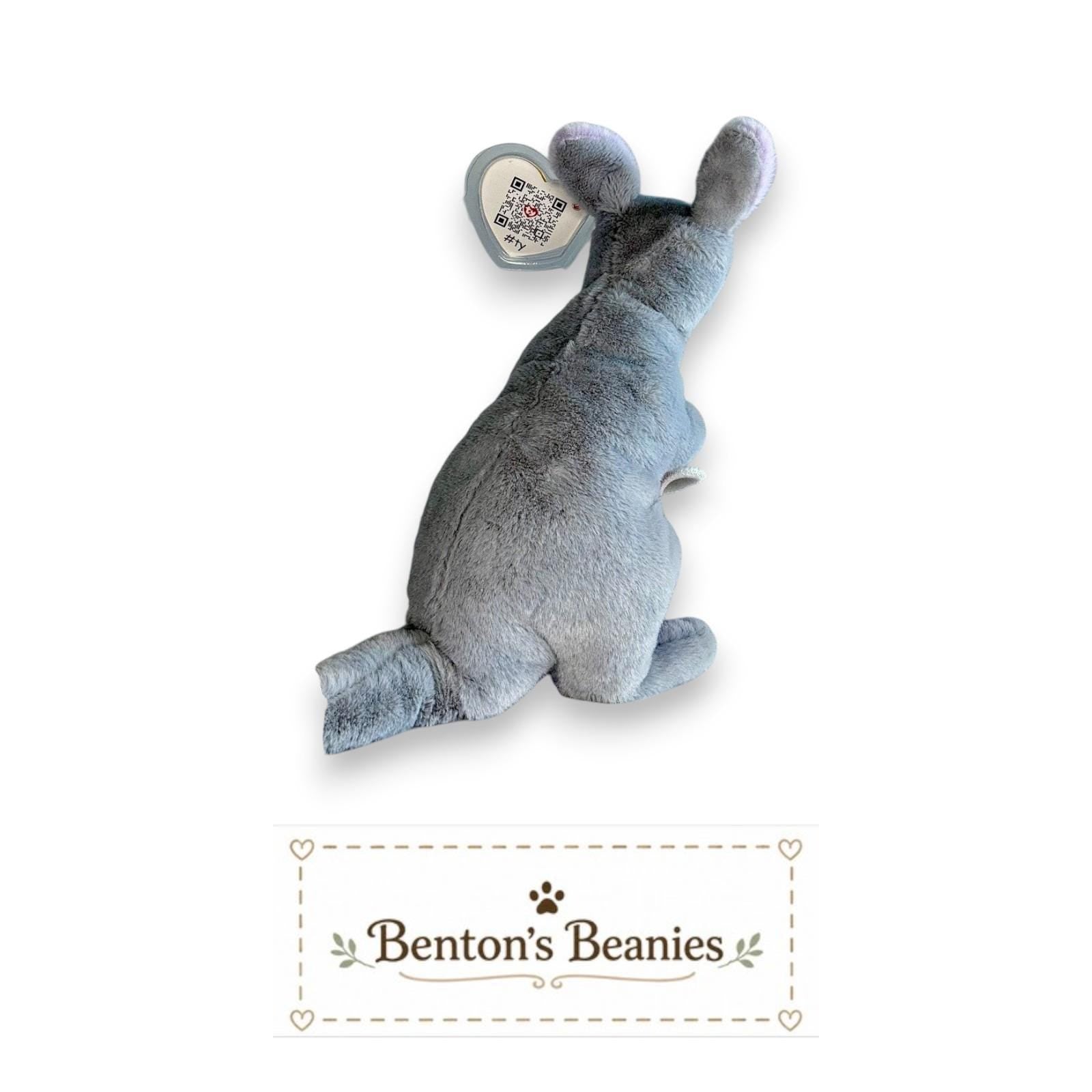 Kayla the Kangaroo TY Beanie Baby | Mint Heart & Tush Tag