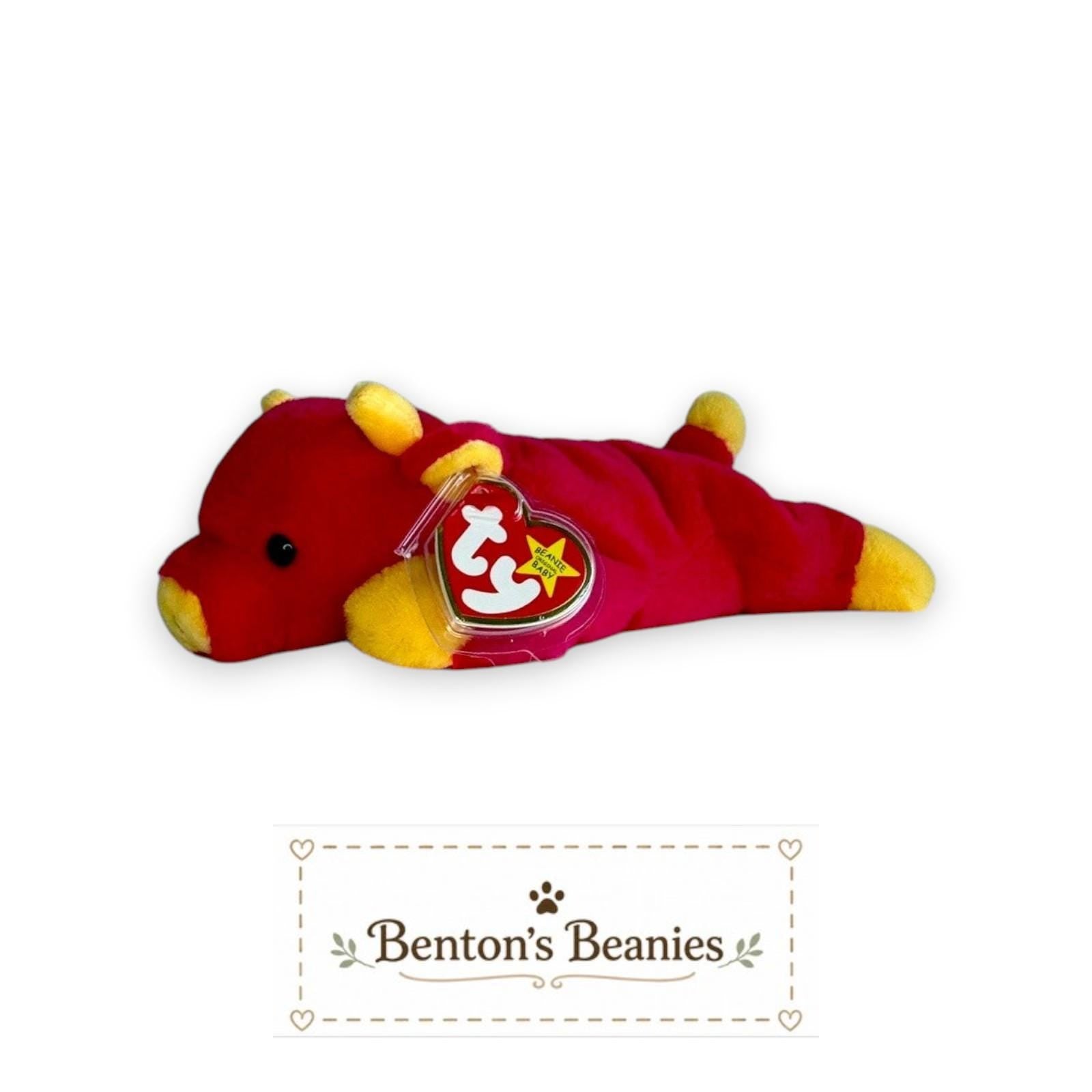Snort II the Bull TY Beanie Baby | Mint Heart/Tush Tag NEW