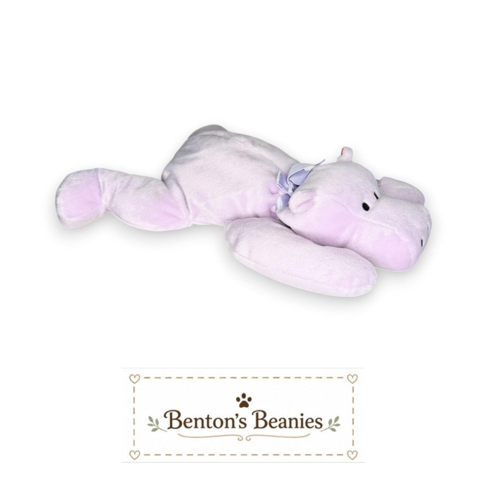 Tubby the Hippo TY Pillow Pal | Mint Heart & Tush Tag
