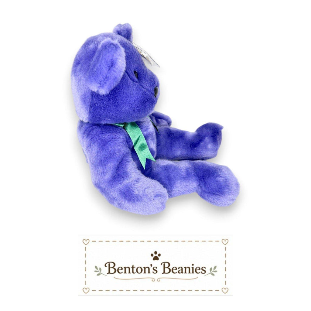 Employee Bear Ty Beanie Buddy | Professional Office Pal | Mint Heart Tag