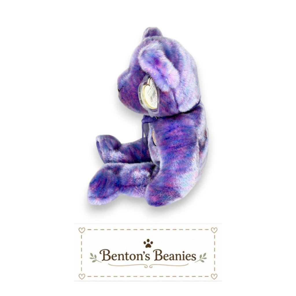 Clubby IV the Bear Ty Beanie Buddy | Twilight Treasure | Mint Heart Tag