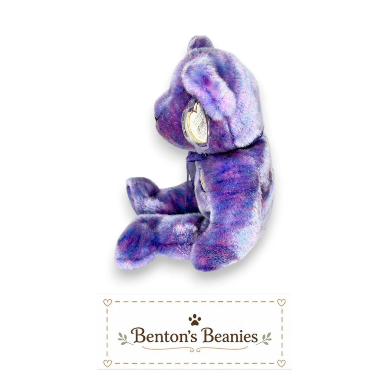 Clubby IV the Bear Ty Beanie Buddy | Twilight Treasure | Mint Heart Tag