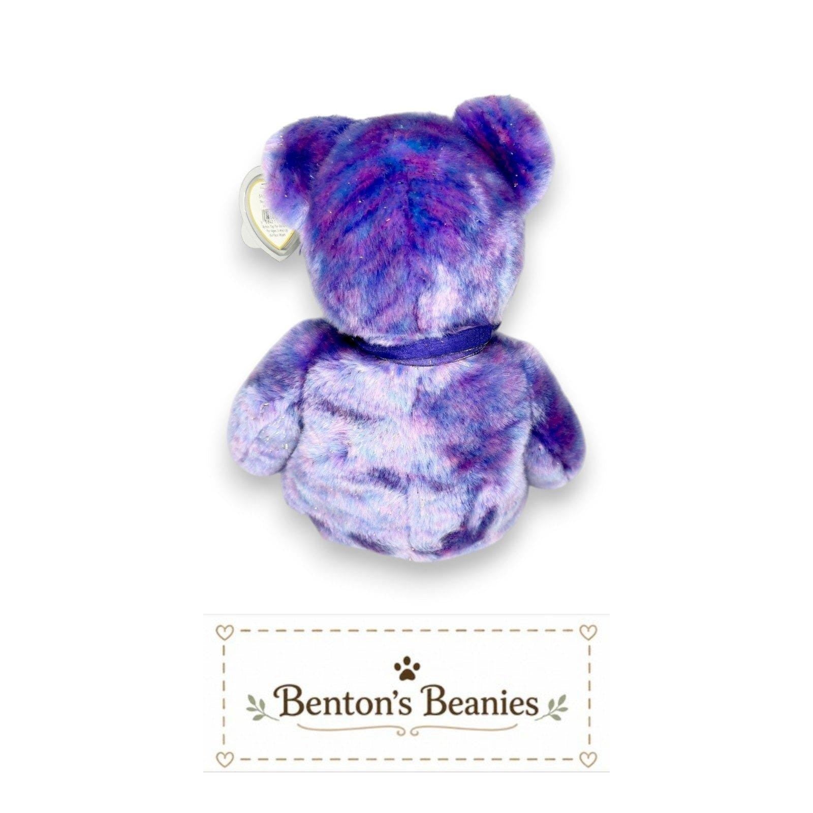 Clubby IV the Bear Ty Beanie Buddy | Twilight Treasure | Mint Heart Tag