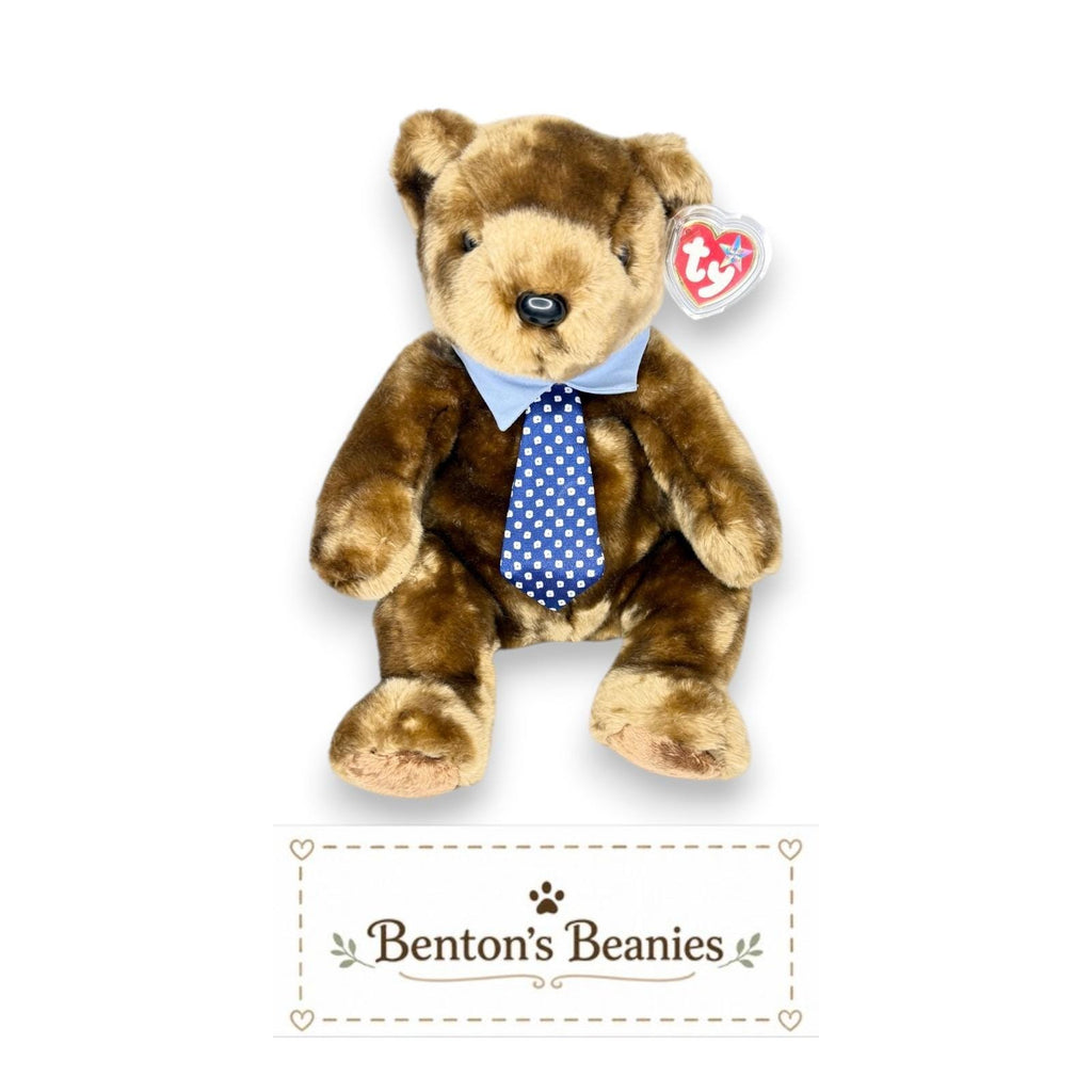 Hero the Bear Ty Beanie Buddy | Father's Day Favorite | Mint Heart Tag
