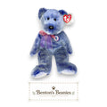 Periwinkle Bear TY Beanie Buddies | Mint Heart & Tush Tags