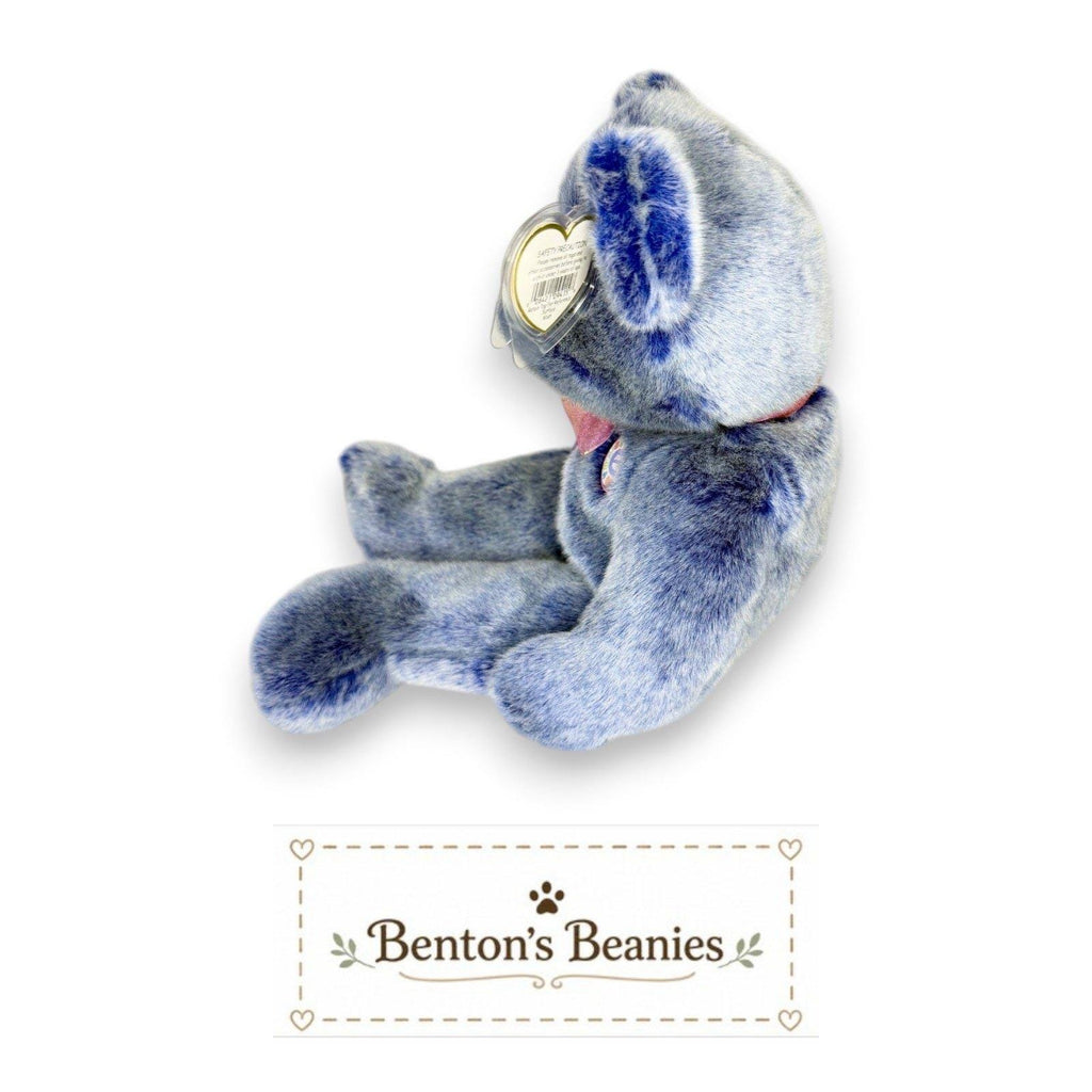 Periwinkle Bear TY Beanie Buddies | Mint Heart & Tush Tags