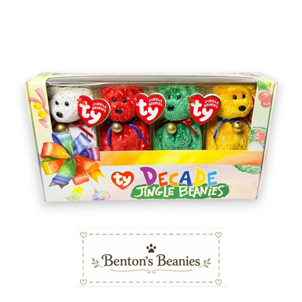 TY Decade Jingle Beanies Gift Box | TY Through the Years | Mint Heart Tags