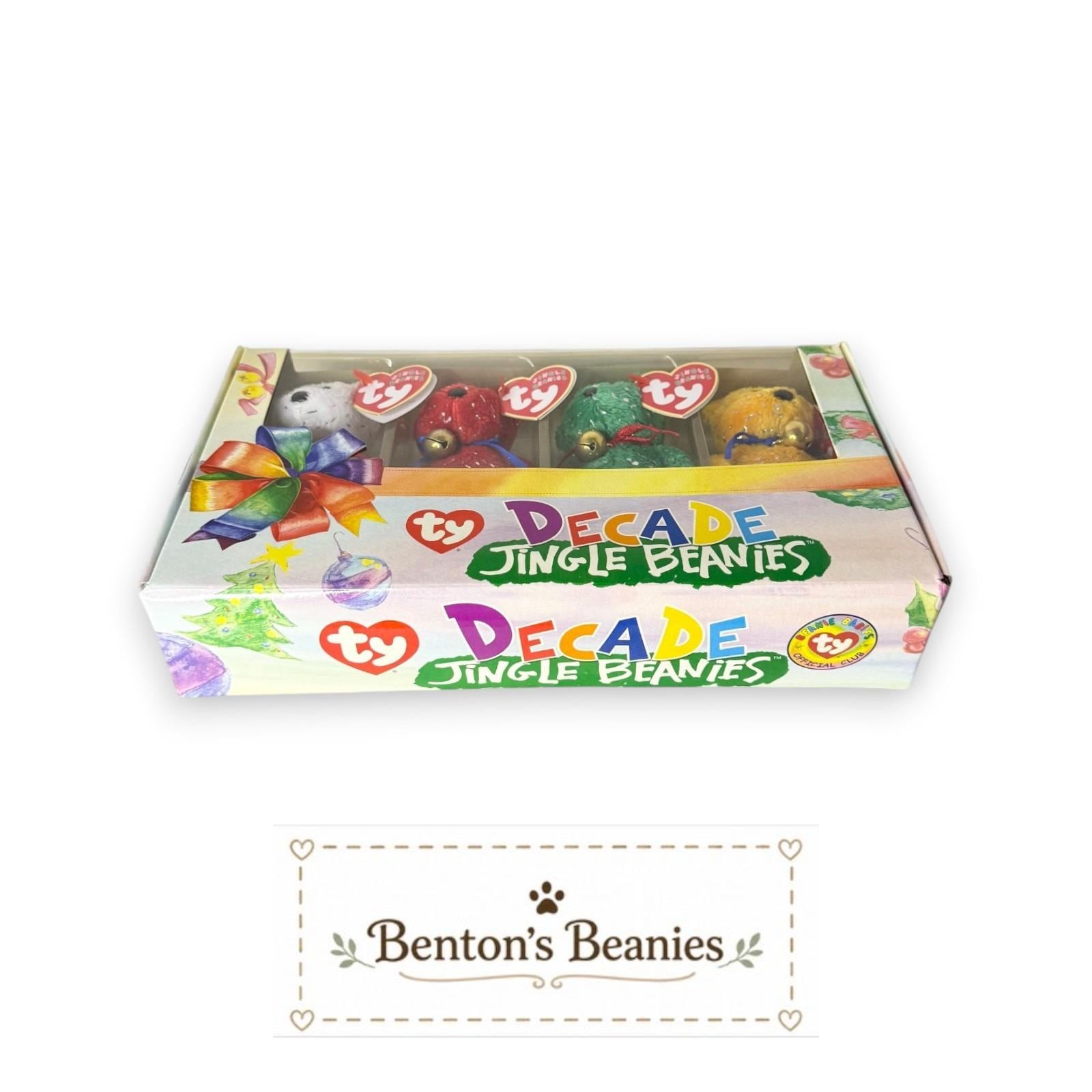 TY Decade Jingle Beanies Gift Box | TY Through the Years | Mint Heart Tags