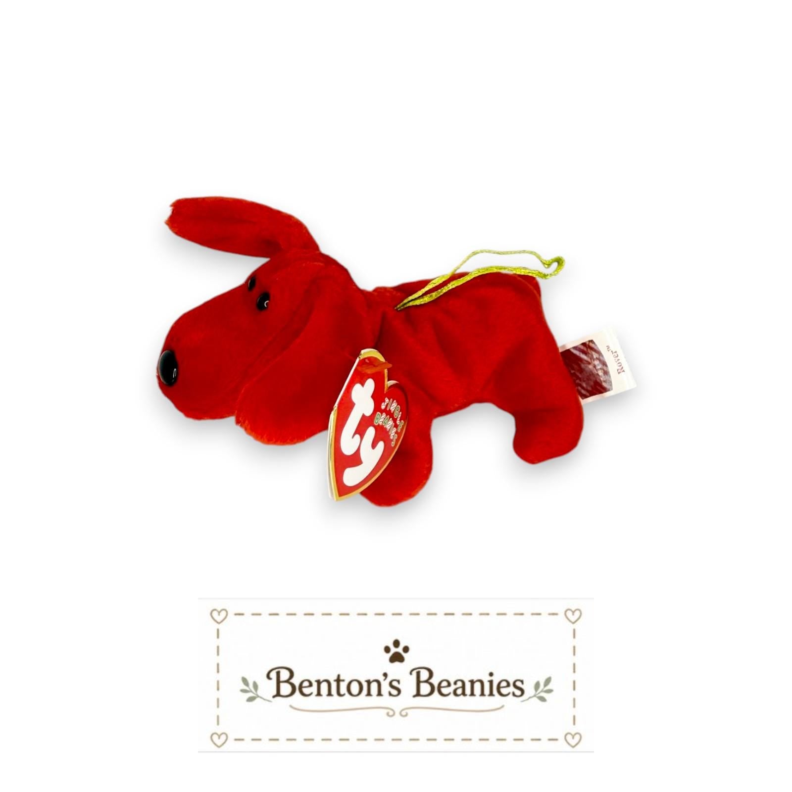 TY Beanie Baby Jingle Collection | Holiday Animal Ornaments | Mint Heart Tags