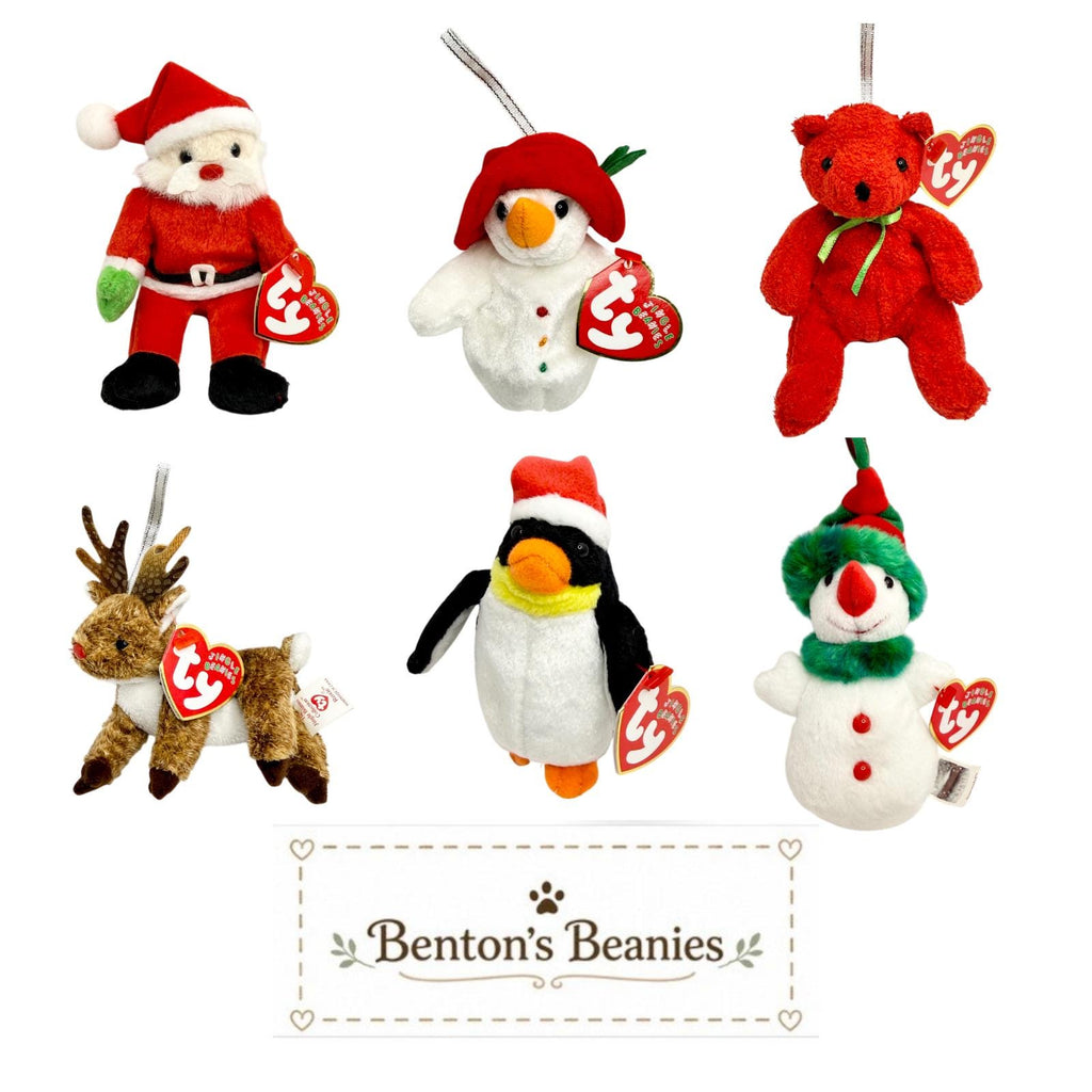 TY Christmas Jingle Beanies Collection | Festive Holiday Favorites | Mint Heart Tags
