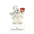 TY Jingle Beanies Collection | Heavenly Holiday Bears | Mint Heart Tags