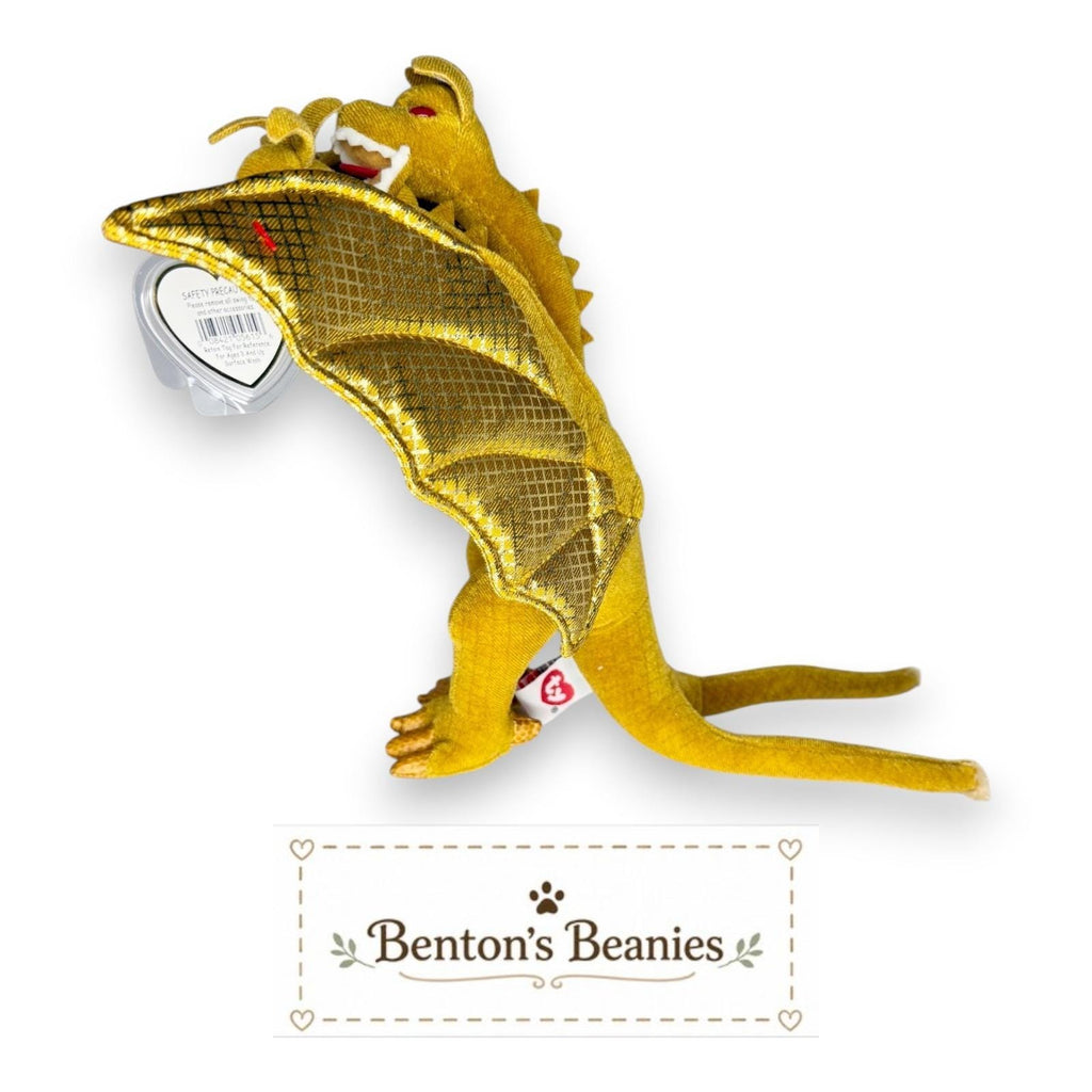 King Ghidorah Ty Classic | Golden Three-Headed Guardian | Mint Heart Tag