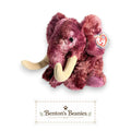 Colosso the Mammoth Beanie Buddies | Mint Heart & Tush Tag