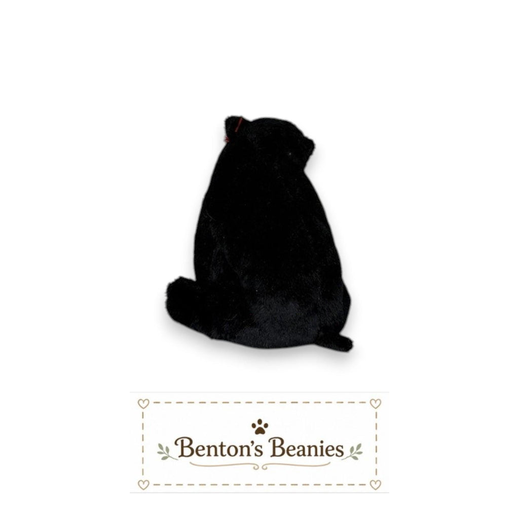 Cinder the Blackbear TY Beanie Baby | Mint Heart & Tush Tag