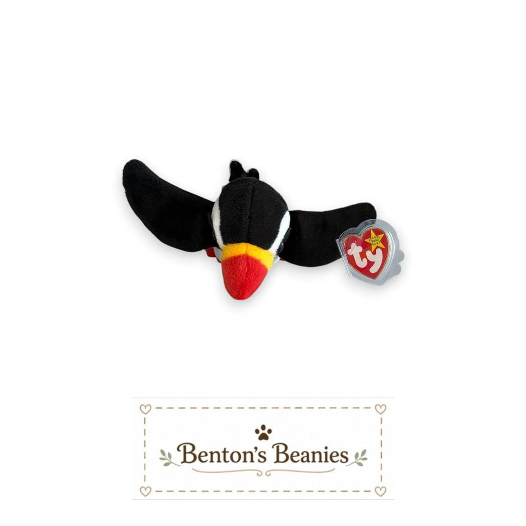 Puffer the Puffin TY Beanie Babies | Mint Heart & Tush Tag