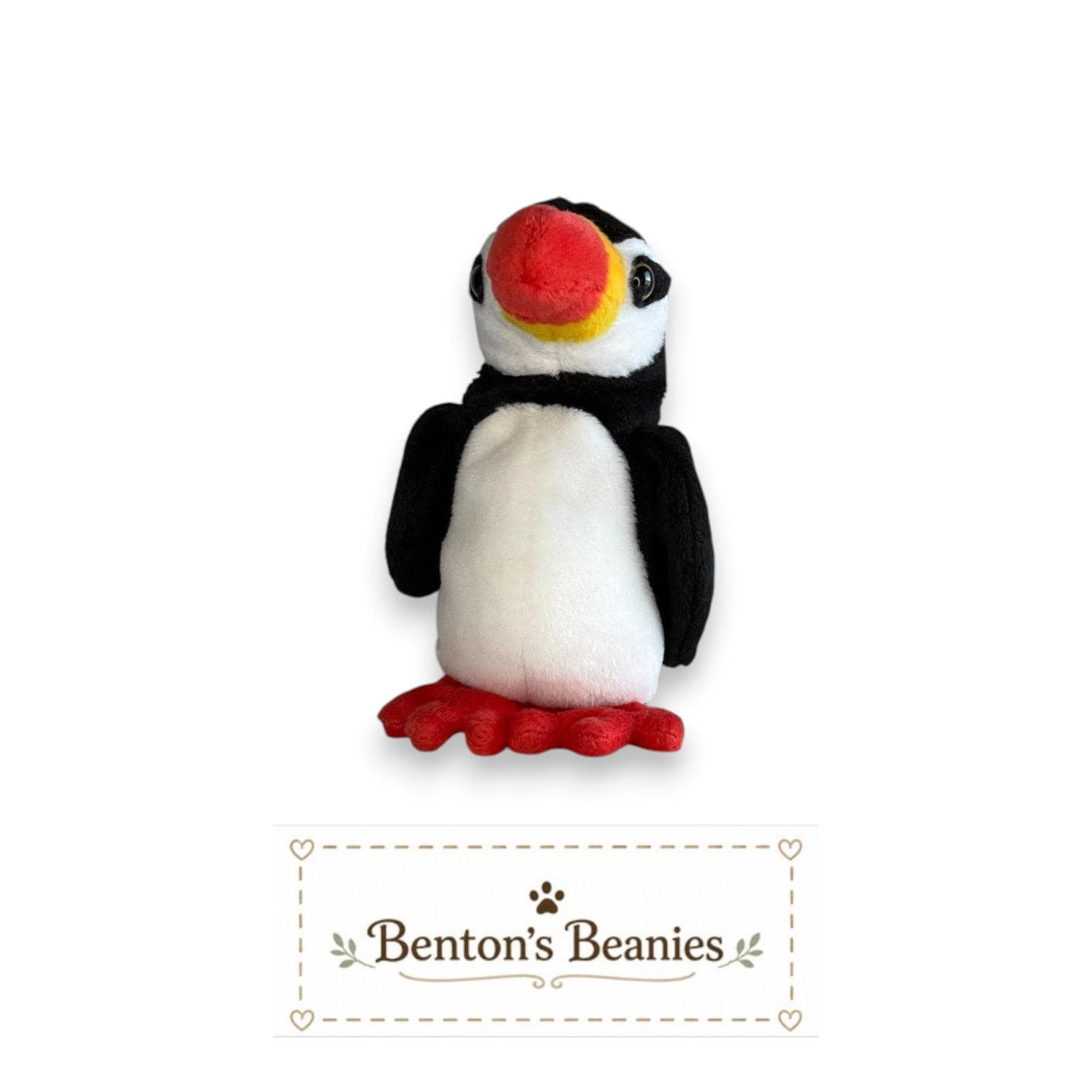 Puffer the Puffin TY Beanie Babies | Mint Heart & Tush Tag
