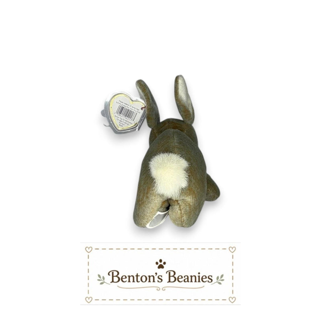 Nibbly the Rabbit TY Beanie Baby | Mint Heart & Tush Tag