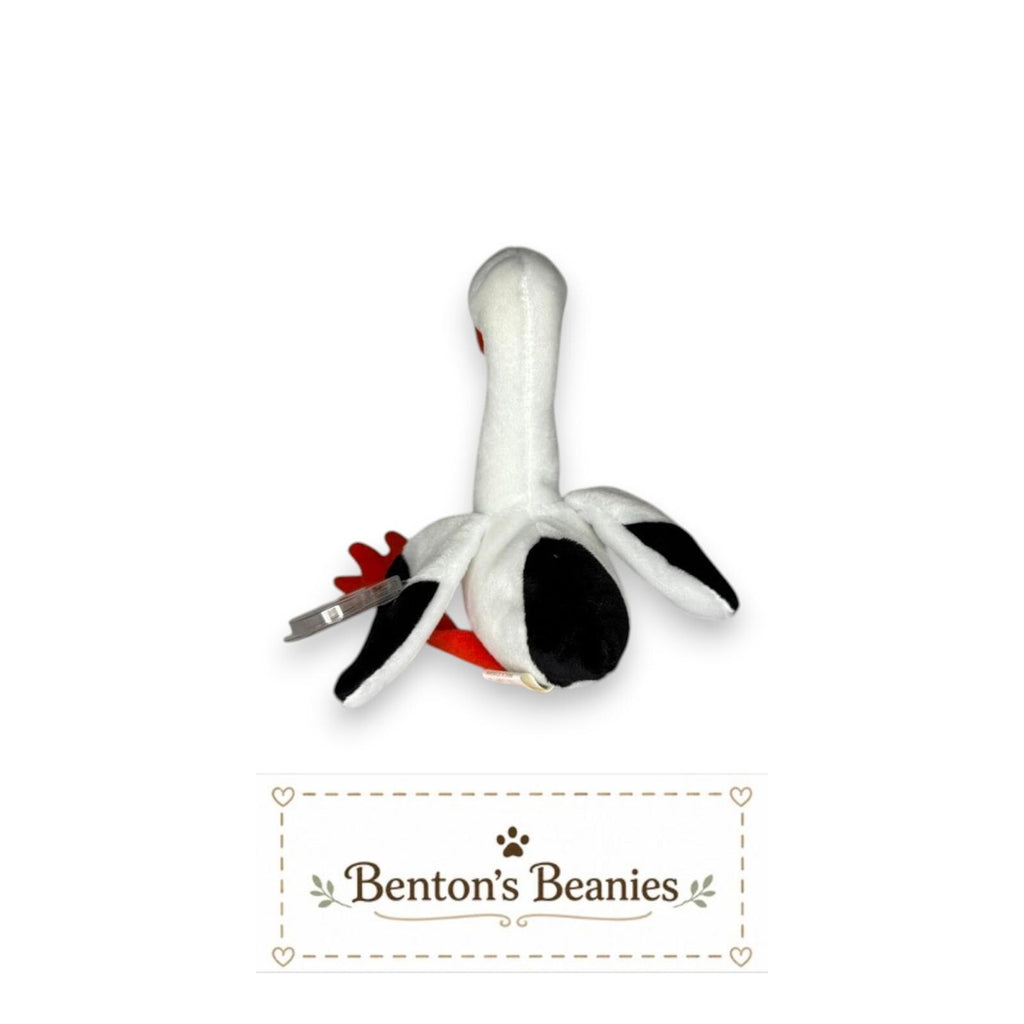 Stilts the Stork TY Beanie Baby | Mint Heart & Tush Tags