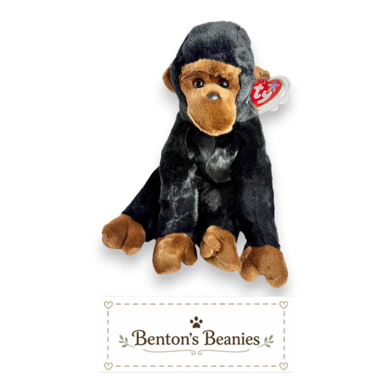 Congo the Gorilla TY Beanie Buddies | Mint Heart & Tush Tags