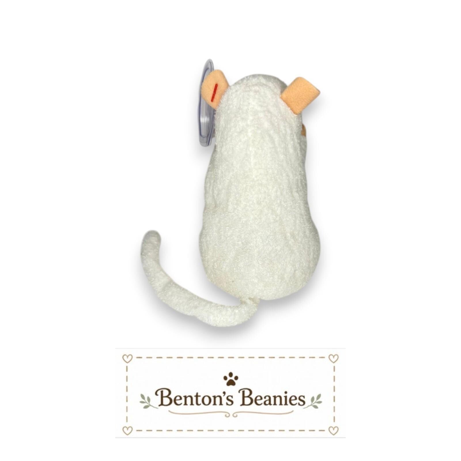 Cheezer the Mouse Ty Beanie Baby | Tiny Snack Seeker | Mint Heart Tag