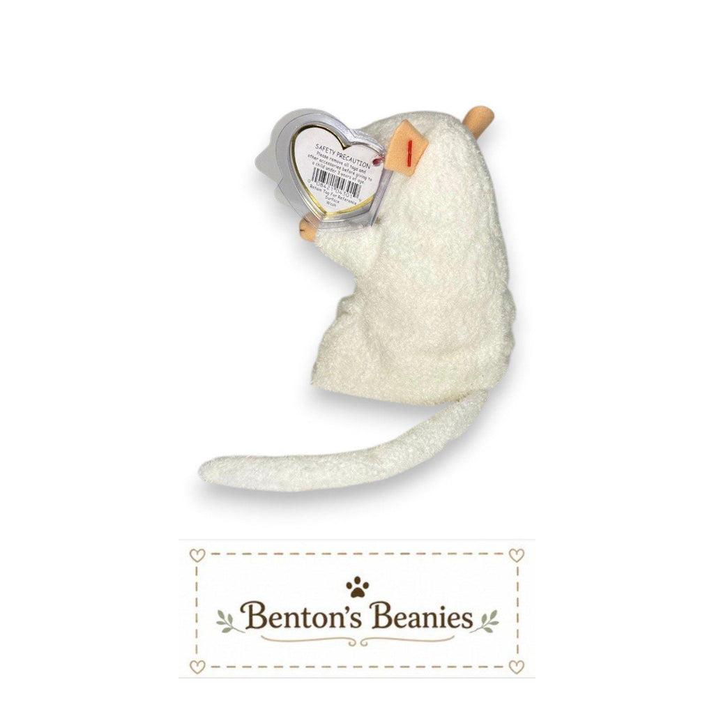 Cheezer the Mouse Ty Beanie Baby | Tiny Snack Seeker | Mint Heart Tag