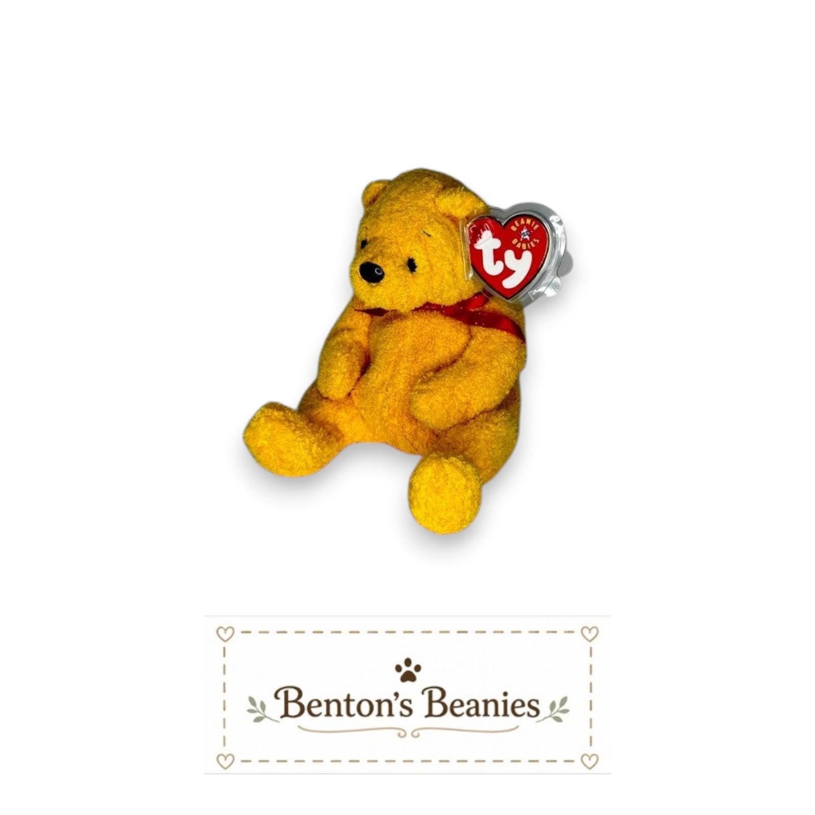Poopsie the Bear TY Beanie Baby | Mint Heart & Tush Tags