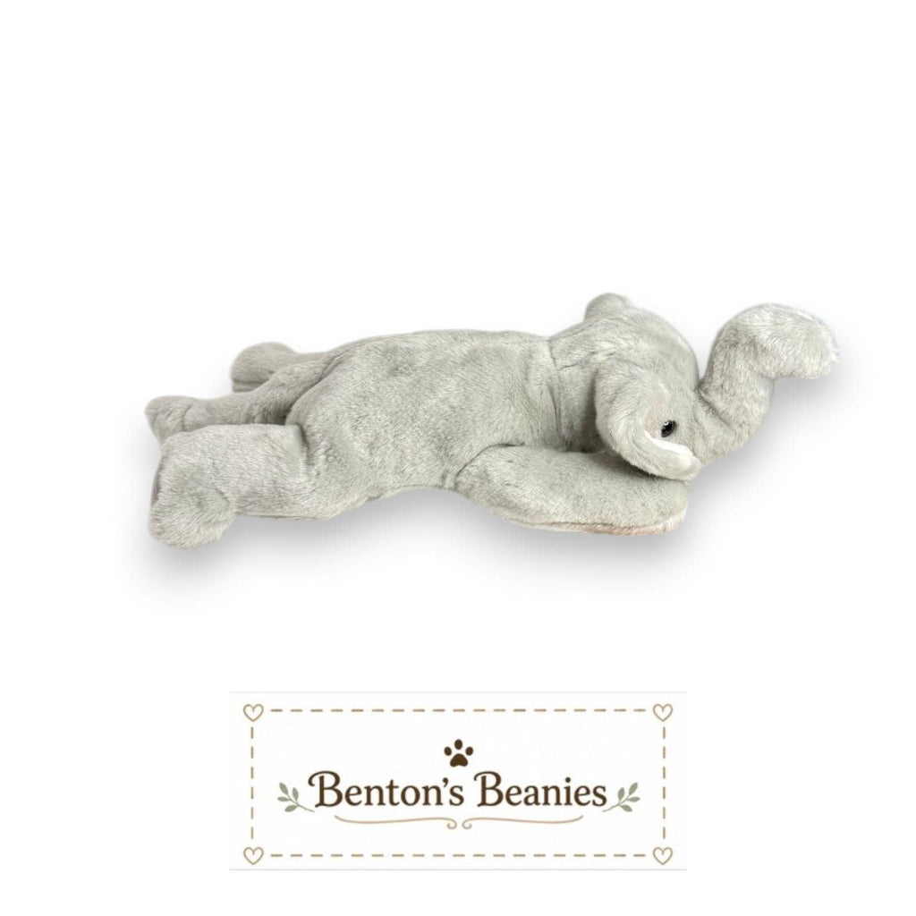 Righty the Elephant TY Beanie Buddies | Mint Heart & Tush Tags