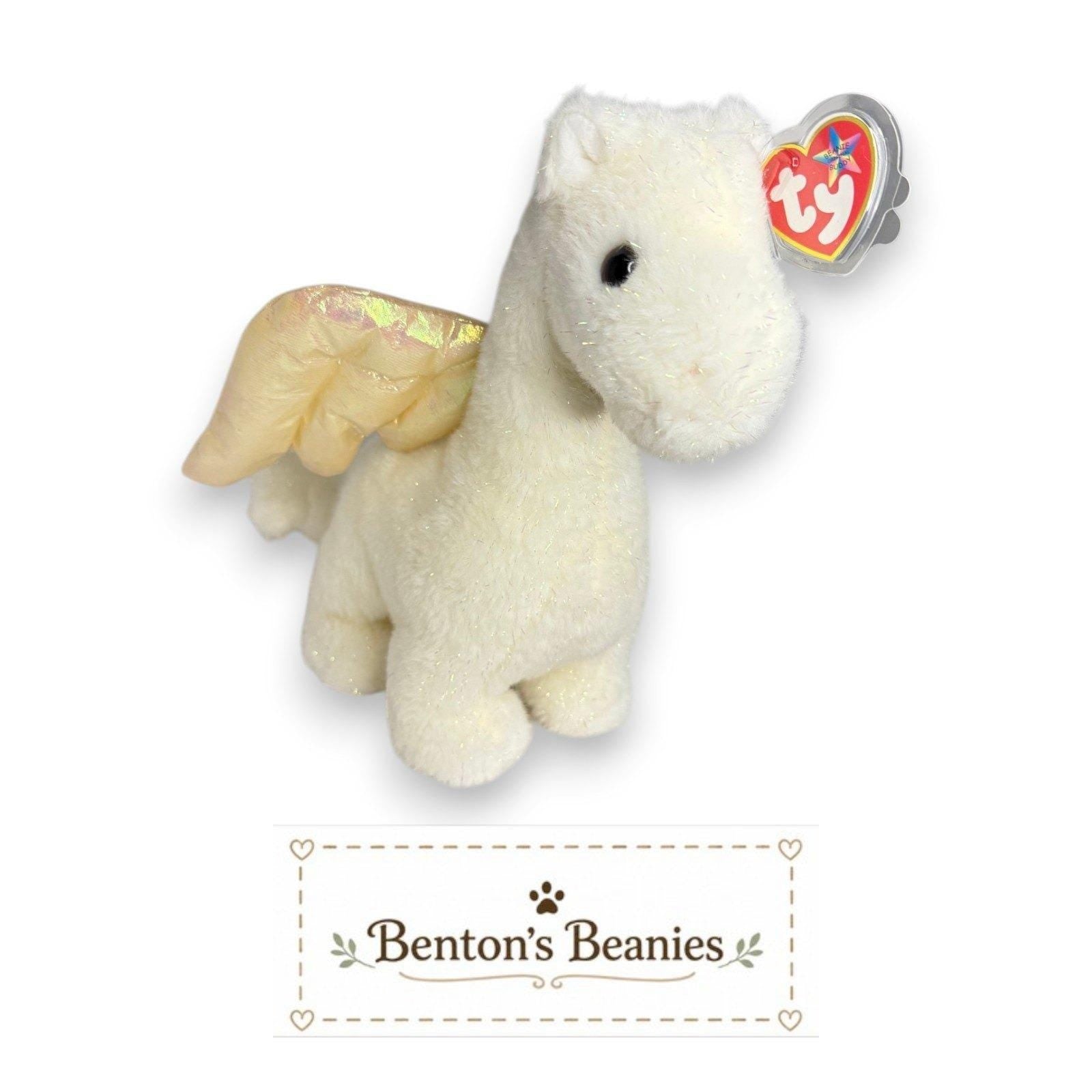 Magic the Dragon TY Beanie Buddies | Mint Heart & Tush Tags