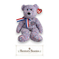 USA the Bear TY Beanie Buddies | Mint Heart & Tush Tags