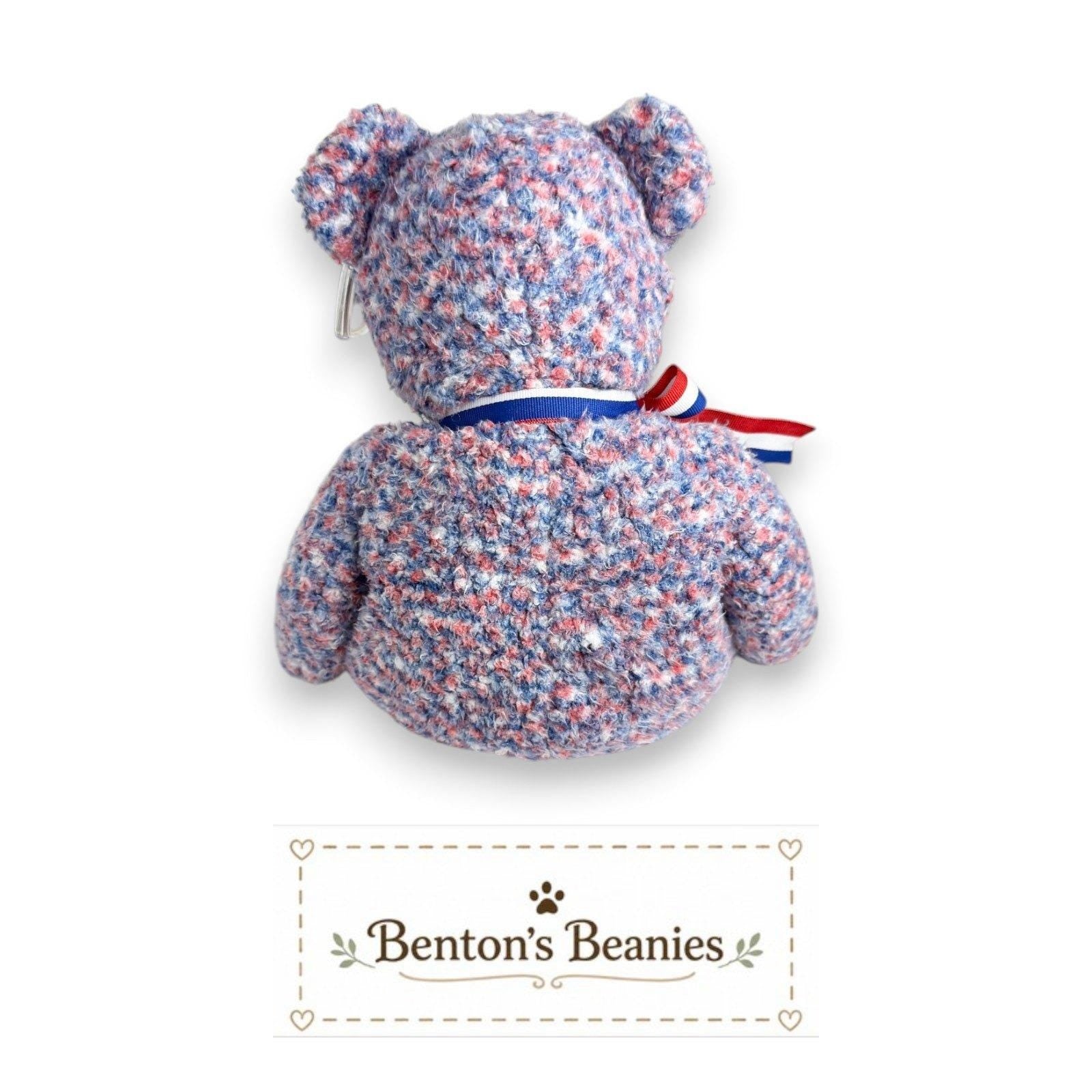 USA the Bear TY Beanie Buddies | Mint Heart & Tush Tags