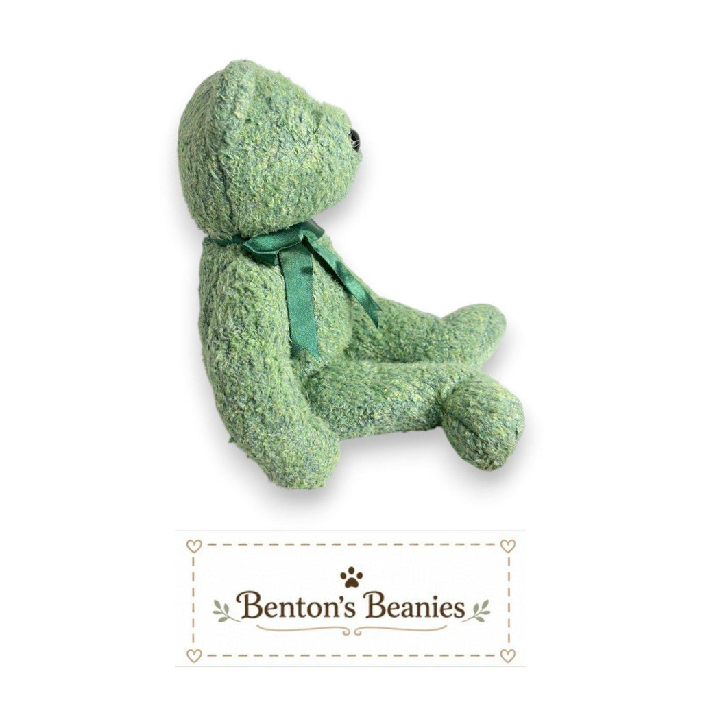 Shamrock the Bear TY Beanie Buddies | Mint Heart & Tush Tags