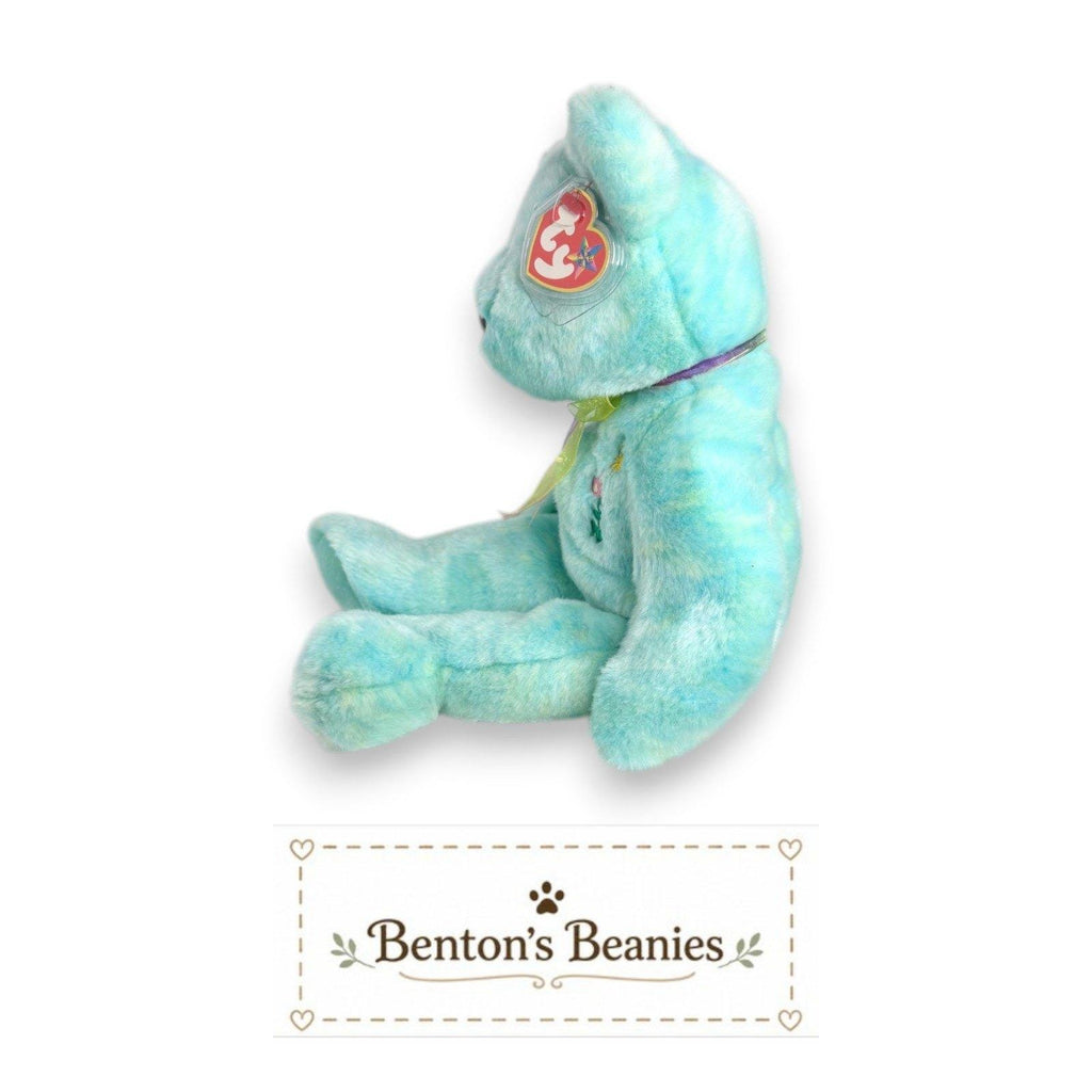 Ariel the Bear TY Beanie Buddies | Mint Heart & Tush Tags