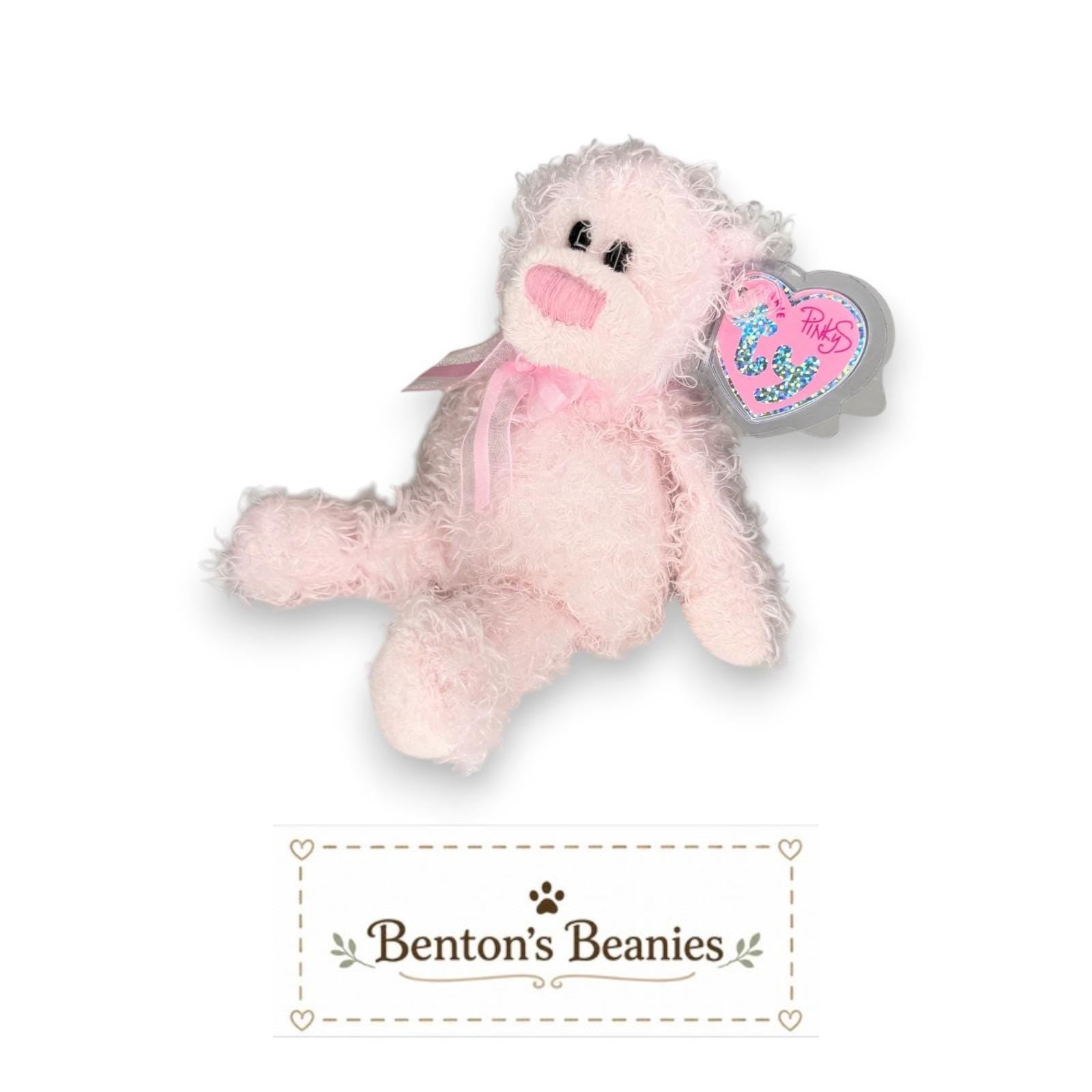 Delights the Bear Ty Pinky | Sweet Pink Daydreamer | Mint Heart Tag