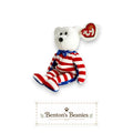 Liberty the Bear TY Beanie Baby | Mint Heart & Tush Tags