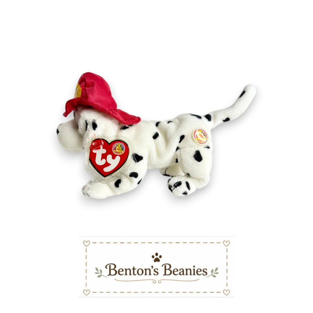 Fireplug the Dalmatian TY Beanie Baby | Mint Heart & Tush Tags