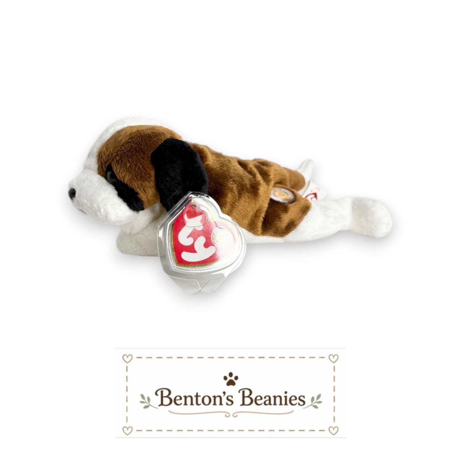 Alps the St. Bernard TY Beanie Babies | Mint Heart & Tush Tags