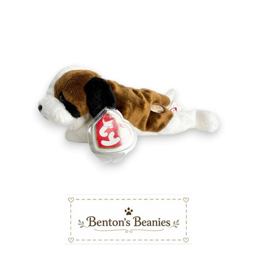 Alps the St. Bernard TY Beanie Babies | Mint Heart & Tush Tags