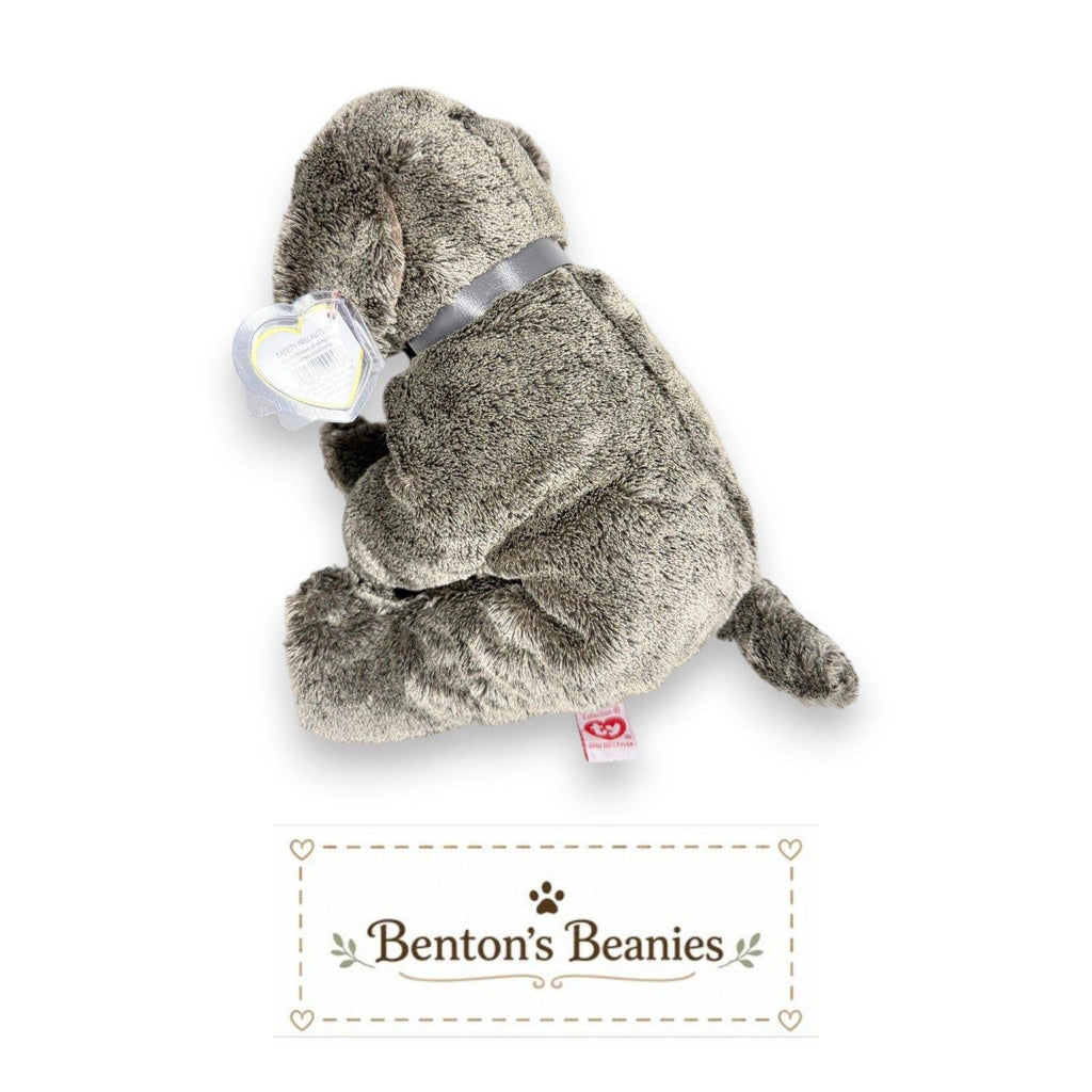 Frisbee the Dog TY Beanie Buddies | Mint Heart & Tush Tags