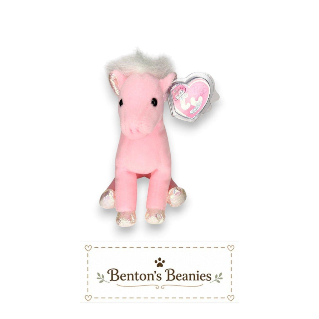 Filly the Horse Ty Pinkys Beanie | Pretty Pasture Princess | Mint Heart Tag