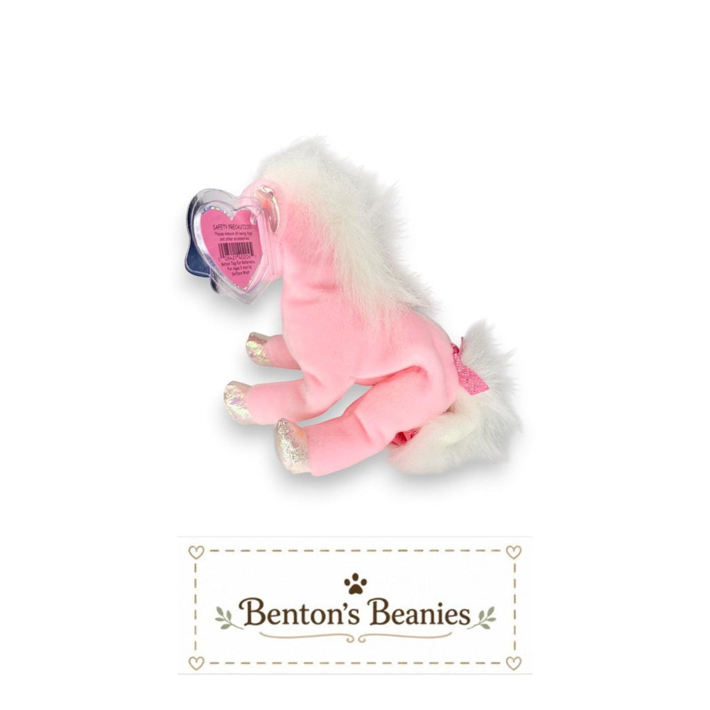 Filly the Horse Ty Pinkys Beanie | Pretty Pasture Princess | Mint Heart Tag