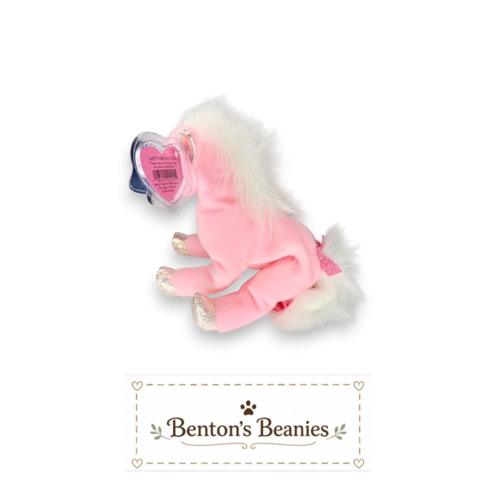 Filly the Horse Ty Pinkys Beanie | Pretty Pasture Princess | Mint Heart Tag