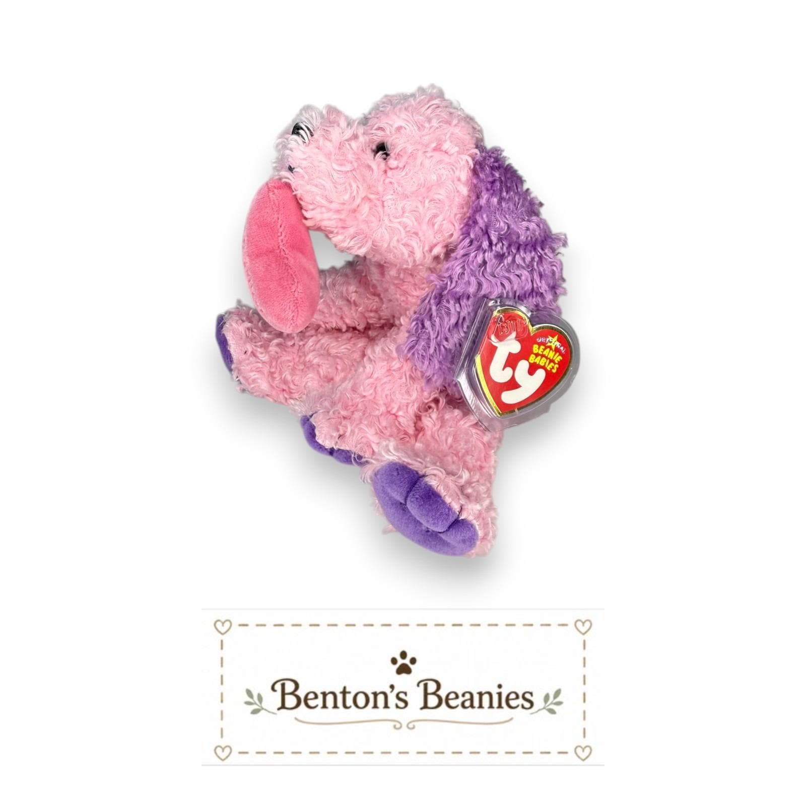 Sweetiekins the Dog Ty Beanie Baby | Heartfelt Cuddle Pup | Mint Heart Tag