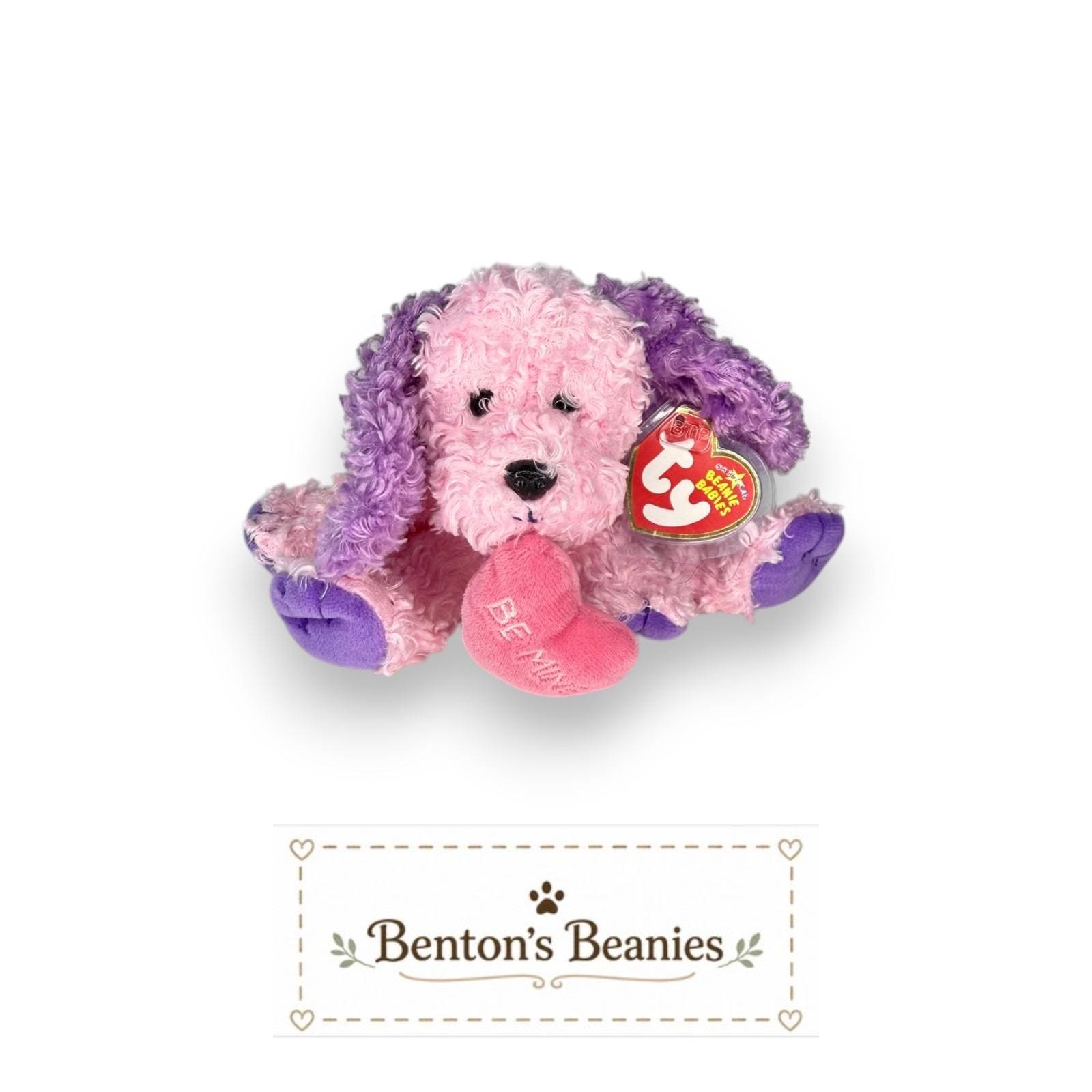 Sweetiekins the Dog Ty Beanie Baby | Heartfelt Cuddle Pup | Mint Heart Tag