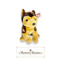 Courage the Dog TY Beanie Buddies | Mint Heart & Tush Tag