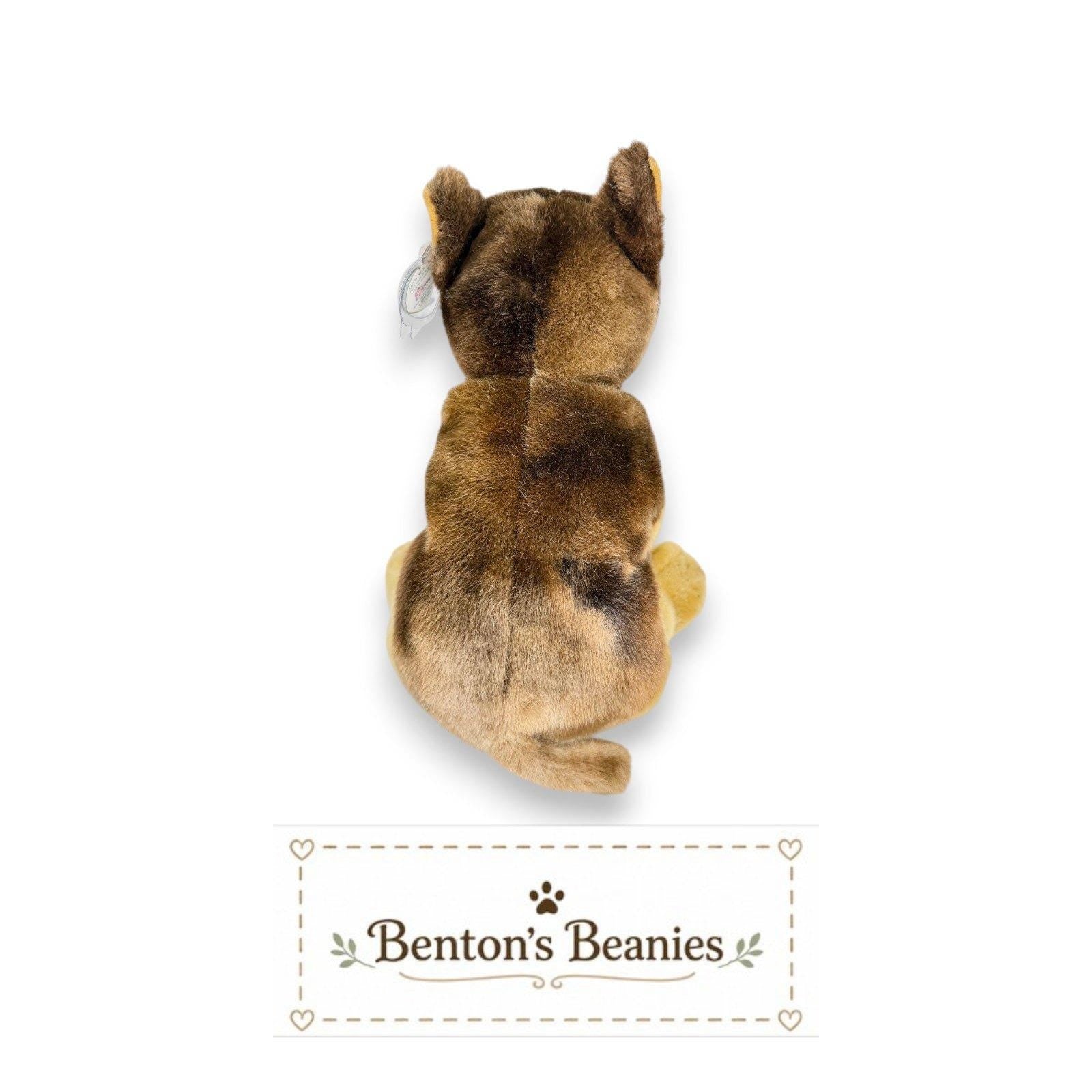 Courage the Dog TY Beanie Buddies | Mint Heart & Tush Tag